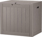 NUNU LAB 32 Gallon Outdoor Storage Box Waterproof, Outside Package Delivery by NUNULAB