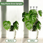 32in Large Indoor Plant Trellis for Climbing Plants, Expandable Metal Garden Trellis for potted plants, Tall Plant Supports for Ivy Pothos Hoya Monstera, 2p