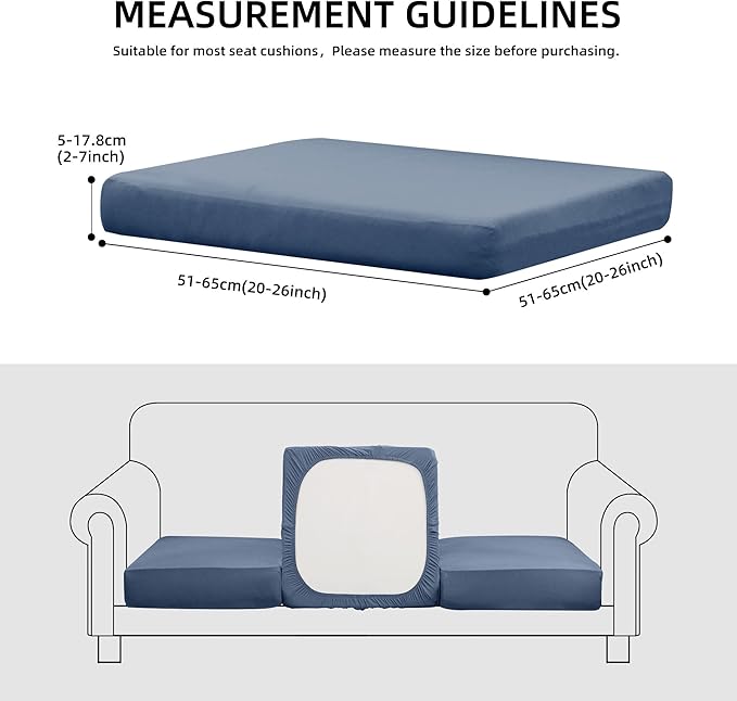 Sofa Covers for Outdoor Furniture, 92% Polyester Stretch, 12-Piece Set