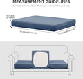 Sofa Covers for Outdoor Furniture, 92% Polyester Stretch, 12-Piece Set