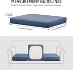 Sofa Covers for Outdoor Furniture, 92% Polyester Stretch, 12-Piece Set