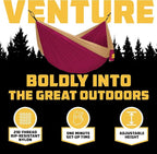 Wise Owl Outfitters Camping Hammock – 500lbs Portable Hammock with Tree Straps - Travel, Backpacking, Hiking, Outdoors Camping Gear - Single or Double
