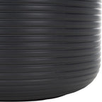 SAFAVIEH Outdoor Collection Nardo Black Cement Ficonstone Planter Pot