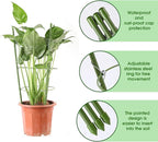 8 Pack Tomato Cage Plant Support Cages for Garden, 18 inches Tomato Trellis for Climbing Plants, Upgrade Garden Plant Stakes with Adjustable Ring, Tomato Rings for Support
