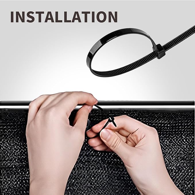 LOVE STORY Custom Size 3.3'x22' Black Balcony Privacy Screen,UV Block Privacy Fence Screen,90% Shield for Outdoor Pool Garden Apartment Railing