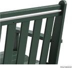 POLYWOOD Vineyard 48" Outdoor Patio Bench, Green