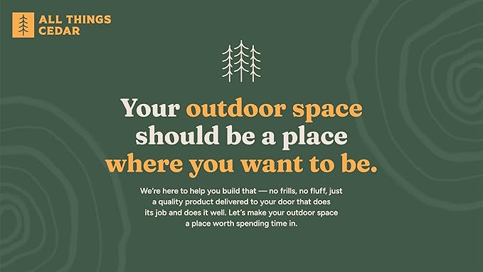 All Things Cedar PS50 Adirondack Outdoor Swing | 4-ft Cedar Porch Swing | Unmatched Craftsmanship, Durable Garden Swing | Spacious Seat, Compatible with A-Frame and Pergola Arbor | 52x24x35