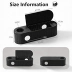 DRATO Outdoor Storage Box, Resin Deck Storage Box Waterproof Patio Storage Box for Indoor & Outdoor Use，Black