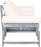 Safavieh PAT6745A Outdoor Collection Tandra Grey Modern Contemporary Daybed Day Bed