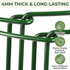 LEOBRO Plant Support, 8 PCS Peony Cages and Supports, Plant Stakes, Plant Supports for Indoor Plants, Outdoor Plants, Monstera Hydrangea Support Cage, 10" W x 24" H