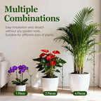 10 Pack Stackable Monstera Plant Support Stakes, Durable Climbing Plant Support Structures for Indoor Outdoor Potted Plants, Garden Stakes for Pothos, Philodendron & Vine Plants
