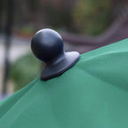 Sunnyglade 9Ft Patio Umbrella Outdoor Table Umbrella with 8 Sturdy Ribs (Dark Green)