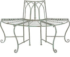 SAFAVIEH Outdoor Furniture Collection – Abia Antique Dark Green Distressed by SAFAVIEH