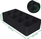 KLEWEE Fabric Raised Garden Bed, 128 Gallon 6 x 3FT Garden Growing Bags for Planting Vegetables, Flowers and Herbs, Breathable Plant Bed Large Grow Planter Bags 8 Grids