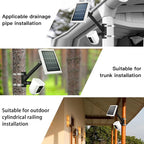 HOLACA 2-in-1 Pole Mounting Bracket for Ring Stick Up Cam/Spotlight Cam Pro/Plus/Outdoor Cam Plus, Solar Panel and Battery Outdoor Mount Accessories