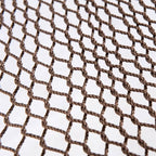 Lazy Daze Hammocks 10.5 FT Double 2 Person Caribbean Rope Hammock, Hand Woven Polyester Hammock with Spreader Bars for Outdoor Backyard Patio Poolside, 450 LBS Capacity, Brown