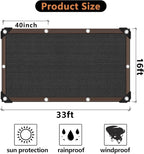 Shade Cloth, 90% Sunblock Net for Garden Patio, Shade Neting for Plants Greenhouse Outdoor Pergola Lawn, Easier to Hang Sun Cover for Kennel Chicken Coop