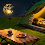 JOBOSI Solar Moon Hummingbird Decorative Light Gift Portable Decorative Ground Stake Light, Gifts for Women Mom Grandmothers, Garden Lawn Decor Christmas & New Year Gift