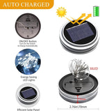 String Lights, 12 Pack Solar Mason Jar Lid Lights in Cool White