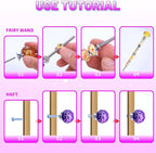 Decorative Garden Stakes DIY Kit, 252 Pieces, Fairy Tale Colors