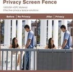 Garden Privacy Screen Dark Gray 3.3 x 31 ft with 90% Shade Mesh