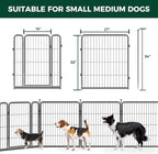 FXW Garden Fence Outdoor for The Yard – 32in x 18.2ft Heavy Duty Metal Animal - Image 2