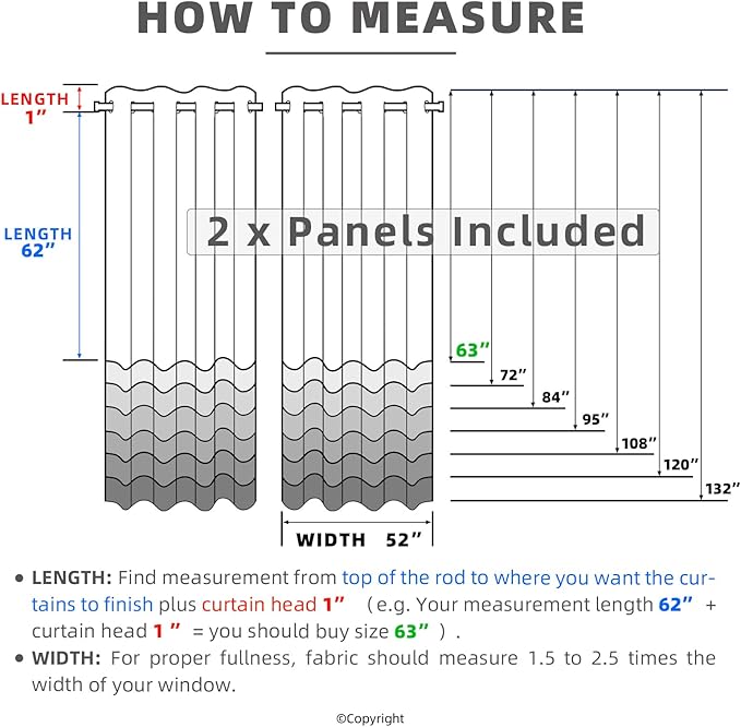 DIVA EN CAMINO DEC Outdoor Patio Curtain Waterproof Darkening Thermal Insulated Indoor Curtains for Bedroom, Porch, Living Room, Pergola, Cabana, W52 x L72, Camel Brown, Set of 2 Panels