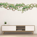 18Pcs Chain Trellis for Climbing Plants, Indoor&Outdoor Garden Wall Trellis, Plant Vine Support Wooden Potted Plant Trellis for Monstera, Pothos, Ivy