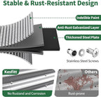 Kesfitt Raised Garden Bed, 6x3x1 FT Galvanized Steel Metal Raised Garden Bed, Oval Open-Bottom Design, 12-Inch Deep for Outdoor Vegetable & Herb Gardening, Silver