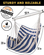 ADVOKAIR Hammock Chair Swing, Heavy-Duty Hanging Rope Swing Seat Supports 500 - Image 5