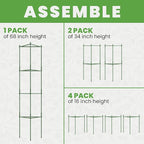 K-Brands Tomato Cage – Premium Tomato Plant Stakes Support Cages Trellis for Garden and Pots (Upto 68 Inches Tall)