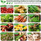 FRIZIONE 3pcs Galvanized Raised Garden Bed Outdoor,Above Ground Garden Bed for Vegetable,Metal Raised Beds for Flower,Steel Raised Beds for Gardening - 36x18 inch