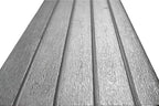 Bench, Deep Grey Top with Warm Grey Sides, 2 Pack - Proudly Made in The USA, Click and Lock Hardware-Free Assembly, Durable and Stylish Outdoor Seating