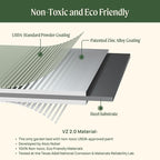 Elevated Raised Garden Bed-V Series, 2' x 4' Garden Beds with Legs & Storage Rack for Patio Porch, 700 Lbs Weight Capacity, Outdoor Planter Boxes for Gardening Herbs Vegetables Flowers, Pearl White