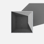 Veradek Pure Series Nobleton Plastic Planter - Large Pots for Indoor or Outdoor Porch/Patio | Durable All-Weather Use with Drainage Holes | Modern Planter Décor for Flowers, Shrubs, Trees