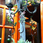 Heavy Duty S Hooks, Large Plant Hangers Outdoor, Metal Decorative Plant Hooks for Hanging Garden Planters, Flower Baskets, Pots, Bird Feeders