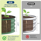 Garvee 2 Pack Galvanized Raised Garden Beds - 8x2x1.5ft Planter Box for Vegetables, Flowers, Rust-Resistant Garden Box, Easy Assembly Raised Beds, Durable Planters for Outdoor Plants, Green
