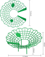 Iceyyyy 6 Pack Strawberry Plant Stand Supports-Strawberry Plant Support Stand Rack with 4 Support Feets-Growing Frame Holder Cage to Keep Berries Clean and Prevent Rot(6 Pack)