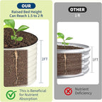 Garvee 2 Pack Galvanized Raised Garden Beds - 8x2x2ft Planter Box for Vegetables, Flowers, Rust-Resistant Garden Box, Easy Assembly Raised Beds, Durable Planters for Outdoor Plants, Beige