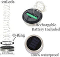 String Lights for Mason Jars, 8-Pack Solar Lid Lights, Warm White