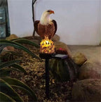 Outdoor Solar Lights, Eagle Solar Lights Outdoor Waterproof Eagle Decoration with Stakes for Garden, Yard, Lawn