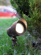 LEONLITE Low Voltage LED Landscape Spotlight, 5W 12V Pathway Lights Outdoor, CRI90, Aluminum Spot Lights for Garden, ETL Listed, IP65 Waterproof, 3000K Warm White, Oil Rubbed Bronze, Pack of 6