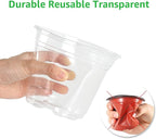 36 Packs 5/4/3.5 Inch Clear Nursery Pots with Humidity Domes, Transparent Plant Pots with Drainage Holes, Variety Pack Seedling Pots for Vegetable Propagation, Root Cutting, Seed Starting
