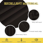 NICETOWN Blackout Room Darkening Curtain - (Toffee Brown Color) Window Treatment Panel for Home Theater, Noise Reducing Shade/Drapery, 52 inches Wide by 95 inches Long, 1 Piece