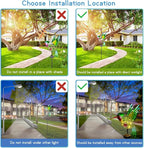 DREAMYSOUL Outdoor Solar Garden Lights, Hummingbird Solar Lights for Outdoor Patio Yard Pathway, Hummingbird Gifts for Women Mom Grandma