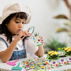 Cinrobiye 30 Set Garden Paper Pot Craft Kit，DIY Flower Plant Crafts with 216 Foam Stickers Watercolor Pens Plastic Plant Tags for Spring Summer Gardening Art Project Classroom Party Activities (Big)