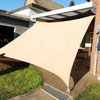 KANAGAWA 10'X24' Cream Custom Size Sun Shade Sail Rectangle UV Block Canopy Cover for Patio Backyard Lawn Garden Outdoor (Customized Available)