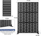 Outdoor Privacy Screen, Freestanding Privacy Fence Panels - Image 2