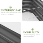 Galvanized Raised Garden Bed, Outdoor Planter Bed, Metal Planter Box for Gardening and Planting,4x2x1.5ft, Dark Grey