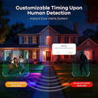 Linkind Smart Solar Lights Outdoor SL5 with Motion Sensor, APP Control Color Changing Solar Spot Lights Outdoor, St. Patrick's Day Decorations, IP65 Landscape Lighting for Yard, Garden, Path(6 Pack)